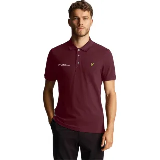 Lyle & Scott - "Ordinate" Poloshirt für Herren, kurzärmlig (Burgunderrot)