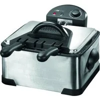 CLATRONIC Kaltzonenfritteuse FR 3195, inkl. 3 Frittierkörbe, für 4 Liter Öl/Fett