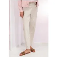 bianca Stretch-Hose DENVER in modernem Minimaldessin