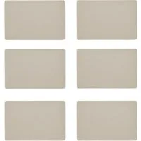 Zeller Present Platzset, (Set, 6-St), Kunstleder, metallic, 30x45 cm