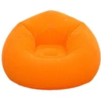 SIKAINI Luftsofa Aufblasbares beflocktes Loungesofa, (Schnell & einfach aufblasbar Robust & wasserdicht), Bequemes & ergonomisches Design Weiche beflockte Oberfläche