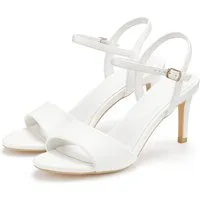 LASCANA Sommerschuh, offener Schuh, Sandale, Sandalette, Riemchensandalette High-Heel-Sandalette klassisch elegantes Design VEGAN