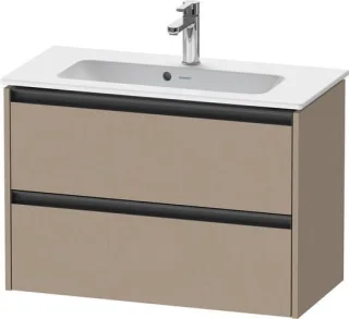 Duravit Ketho.2 Waschtischunterbau wandhängend Leinen Matt 810x390x549 mm - K25256075750000 K25256075750000