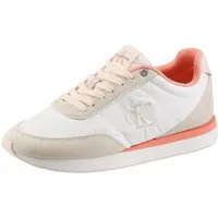 Calvin Klein Jeans RETRO RUNNER ESS MIX MAT Sneaker Schnürschuh, Runner-Sneaker, Freizeitschuh mit seitlichem CK-Logo