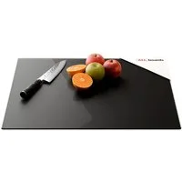 ALLboards Schneidebrett Glas Herdabdeckplatte Schneidebrett 52×60 cm Arbeitsplatte