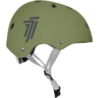 7-BRAND Kinderfahrradhelm Fahrradhelm Sporthelm Olivgrün Sicher für Fahrrad & Skaten 52-56 cm (1-tlg), sehr leicht
