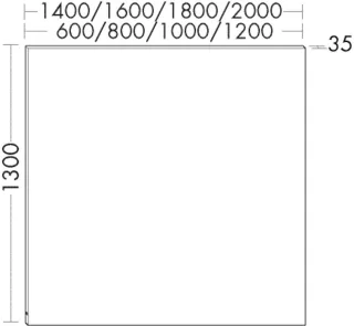 Burgbad Leuchtspiegel Sys30 PG4 Sana 1300x600x35 Sys30 PG4 Sana, SIFM060LPN416 SIFM060LPN416