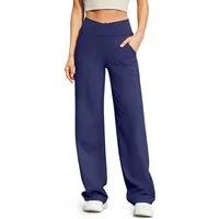 G4Free Jogginghose Damen Jogginghose Hohe Taille Weites Bein Yoga & Alltag Jogginghose mit Taschen