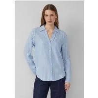 s.Oliver Langarmbluse Bluse Fließende Viskose-Bluse mit Turn-up