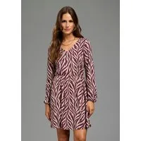 Laura Scott Jerseykleid mit V-Ausschnitt, figurbetonte Passform