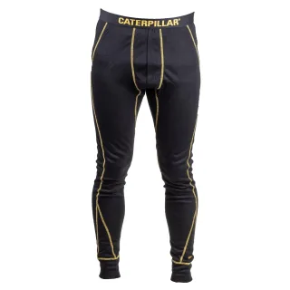 Caterpillar Thermo Polyester Herren Schwarze Funktionsunterhose