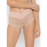 bonprix Panty klassischer Stil, feine Spitze mit Blumenmotiv, bequeme Passform