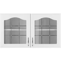 wiho Küchen Glashängeschrank Linz 100 cm breit, mit 2 Glastüren