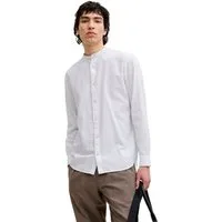 Jack & Jones Langarmhemd JJESUMMER LINEN BLEND BAND (1-tlg)