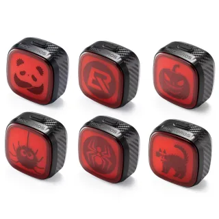 ROCKBROS Q2 MAX Bike Taillight 400mAh USB-C Rechargeable Waterproof Auto Brake Rear Light for Night Riding Safety