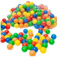 LittleTom Bällebad-Bälle 50 - 10.000 Stück Bällebad Bälle Bällebadbälle (500-St), Bunte Farben Neuware Ball
