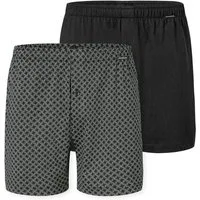 Schiesser Weiter Boxer Boxershorts Multipacks (2er Pack) ideal als Geschenk, mit Eingriff