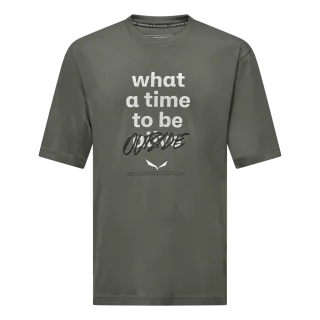 SALEWA - Eagle Outside Loose T-Shirt Herren - Grün (Gr.50)