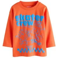 Next Langarmshirt Langärmeliges Shirt mit Rückengrafik (1-tlg)