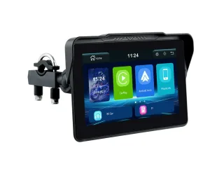 7.0 inch Portable Digital Motorcycle Dashboard GPS Navigation Display Screen Monitor BT5.0 Wireless CarPlay Moto Android
