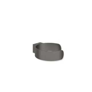 Hewi System 900 Gehhilfehalter 900.90.00160SC aus Edelstahl, pulverbeschichtet, dunkelgrau, perlglimmer tiefmatt