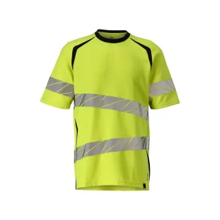 MASCOT Herren T-Shirt Hi-vis Gelb / Schwarzblau M - 21382-327-17010-M