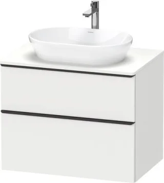 Duravit D-Neo Konsolenwaschtischunterbau wandhängend Weiß Matt 800x550x664 mm - DE49670BD180000 DE49670BD180000
