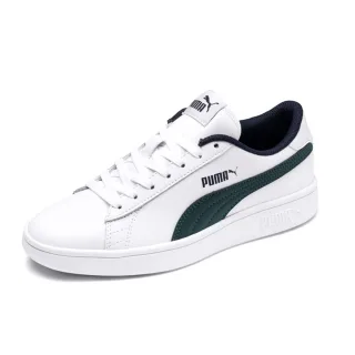 Puma Smash v2 L JR Junior Kinder Sneaker Schuhe Leder weiß 365170 10
