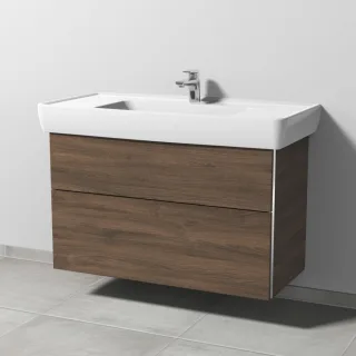 Sanipa 3way Waschtischunterbau zu Laufen Pro A Waschtisch mit 2 Auszügen, Eiche-Arizona BR75980
