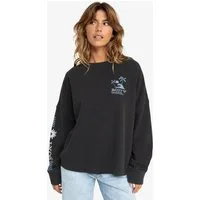 Roxy Sweatshirt EAST SIDE MIDWEIGHT LS Langarm-Design, mit Rundhalsausschnitt, aus angerauter Sweatware