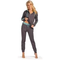 Consult-Tex Hausanzug Damen Hausanzug Homewear Suit DW500 (Spar-Set) Mit kurzem Reißverschluß
