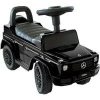 Lemodo Rutscherauto Babyrutscher Mercedes G350d, leiselaufende Kunststoffräder, mit Soundlenkrad