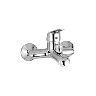 Herzbach Kappa Wannenfüll- und Brausearmatur 50.112150.1.01 AP, chrom