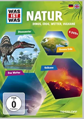 Was ist Was: Natur - Dinos Erde Wetter Vulkane [4 DVDs]