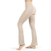 Smilodox Schlaghose Schlagleggings Oriana, High Waist, Sportleggings für Gym & Alltag Ausgestelltem Bein Schlaghose maximale Bewegungsfreiheit Sport Alltag