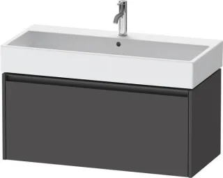 Duravit Ketho.2 Waschtischunterbau wandhängend Graphit Matt 984x460x440 mm - K25078049490000 K25078049490000