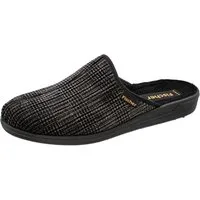 Fischer-Markenschuh Frank Pantoffel Cordsamt, Frotteefutter