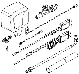 KWC Aquarotter Armaturenkomponenten, A3000open, elek., Wasser-Luft, 24 VDC / 230 VAC, 2030048572 2030048572