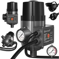 KESSER Wasserpumpe, Pumpensteuerung mit Baranzeige mit Kabel 10 bar Druckwächter