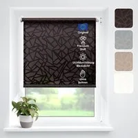 Rollo Tageslicht"Crystal", DomDeco, Klemmfix