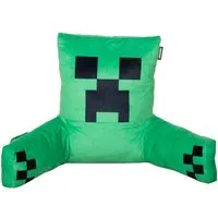 Minecraft Sitzkissen - praktisches Lesekissen mit Rückenlehne - in 3 versch. Designs, Relaxkissen aus weichem Samt mit Rückenlehne - Perfekt zum Entspannen