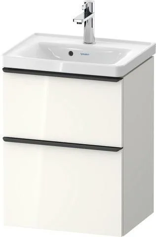 Duravit D-Neo Waschtischunterbau wandhängend Weiß Hochglanz 484x372x625 mm - DE43500BD220000 DE43500BD220000