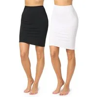Merry Style Unterrock Damen kurz MS10-204 (2-tlg) aus Viskose