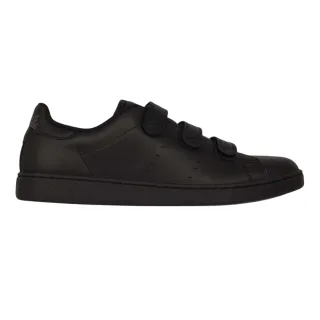 Lonsdale - "Leyton" Sneaker für Herren, Dreifachriemen, Flach (Schwarz/Schwarz)