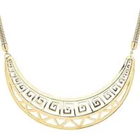 Widmann S.r.l. Kostüm Antike Halskette Römerin Kostüm, Gold - Schmuck