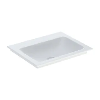 Geberit One Möbel-Waschtisch 505011011 60 cm, ohne Hahnloch und Überlauf, weiß KeraTect