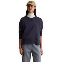 Marc O'Polo DENIM Sweatshirt basic, lockere Form, mit Seitenschlitzen