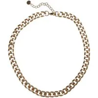 URBAN CLASSICS Edelstahlkette Urban Classics Unisex Big Saturn Basic Necklace