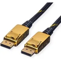 ROLINE GOLD DisplayPort Kabel, DP ST - ST Audio- & Video-Kabel, DisplayPort Männlich (Stecker), DisplayPort Männlich (Stecker) (500.0 cm)