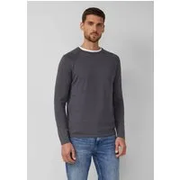 s.Oliver Longpullover Strickpullover Raglanpullover aus reiner Baumwolle